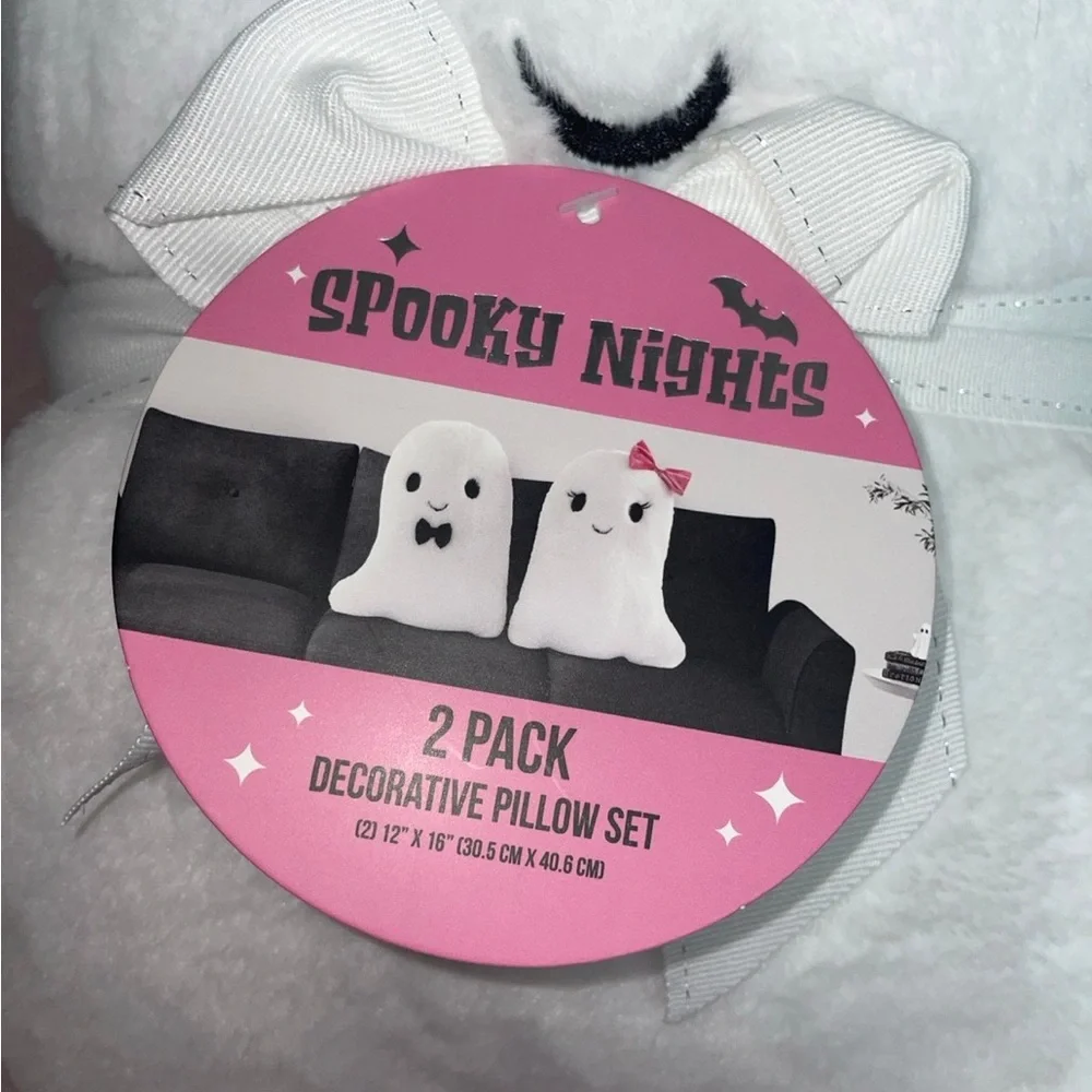 👻🎀ghost pillow with pink bow 🎀👻 - Picture 4 of 4